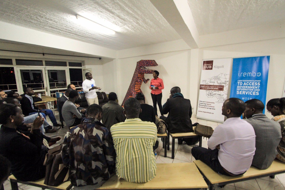 ImpactHubKigali's tweet photo. Sights from last Night's #DigitalPaymentsKigali meetup. Thank u #EquityBankRw @IremboGov #KCBRw @TigoRwanda 4 coming https://t.co/XWv6QxSiri