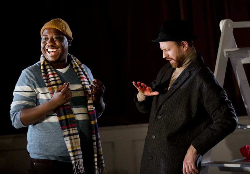 NPtheatre's tweet photo. Premiered He Wore A Red Hat by @JackMcNamara81. 21 #ruraltouring performances at the heart of what we do. #NP12Days https://t.co/whc2O3rD2u