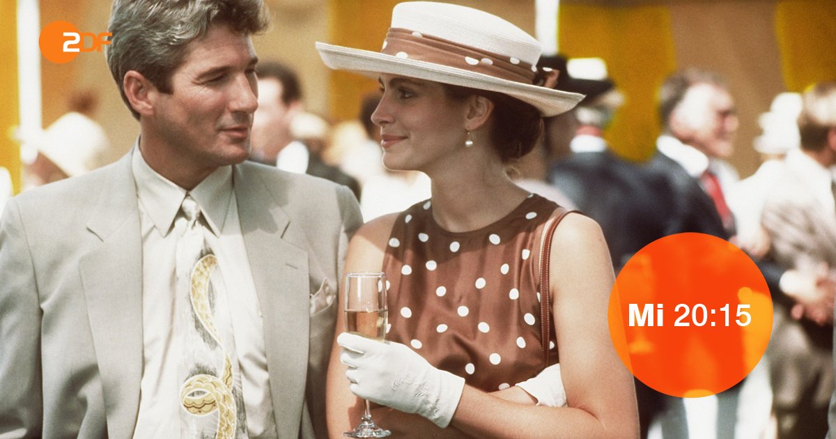 ZDF's tweet photo. #PrettyWoman walking down the street. #PrettyWoman the kind I like to meet … Heute um 20:15 Uhr im ZDF. https://t.co/FPXa5egjDb