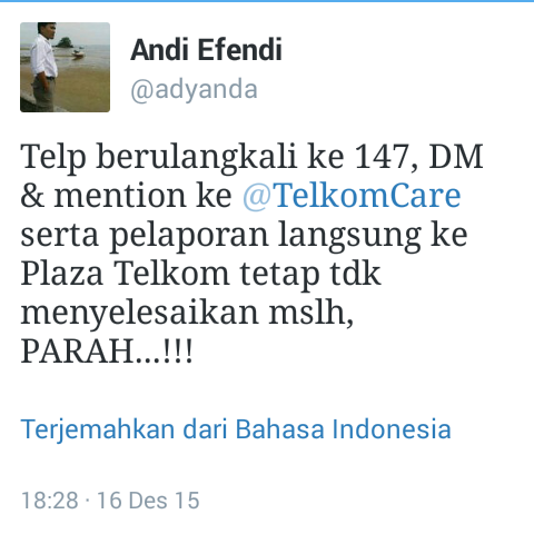 adyanda's tweet photo. @TelkomSolution @TelkomIndonesia upaya apa lg yg hrs saya lakukan agar pengaduan mendapat penanganan yg memadai https://t.co/ry0gQlHj65