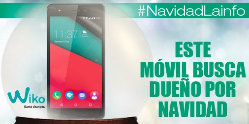 la_informacion's tweet image. 🎁🎄 Haz RT y entra en el sorteo de este smartphone de @WikoES con #NavidadLaInfo ow.ly/VUbtQ 🎁🎄