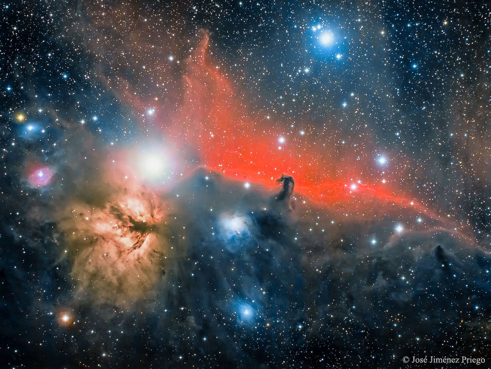 ObservingSpace's tweet photo. The Horsehead Nebula https://t.co/tJxpOooqvz #apod #nebula #space https://t.co/DqQpso2gUG