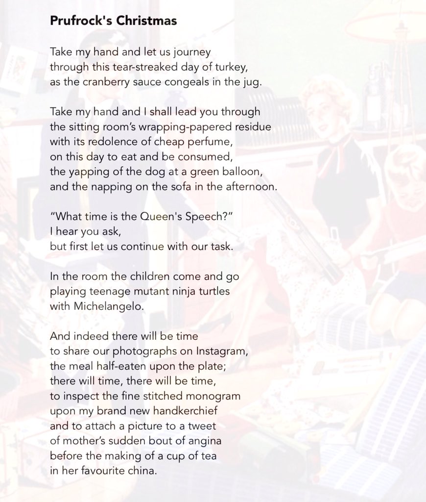 Brian Bilston on X: 10th December: a poem about bin day disruption caused by the revised Christmas collection schedule. #SantanicVerses / X