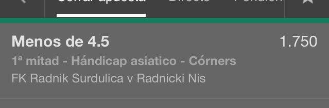 ivanmalopez's tweet image. 🀄️Copa Serbia
🕞13h
💸Stake 1