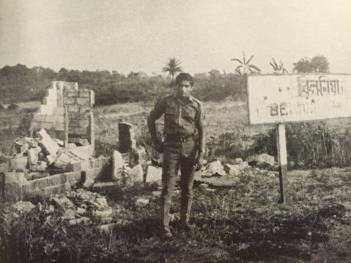#VijayDiwas Sharing a photo frm Belonia during 1971 war where I served as an intelligence officer of 2 Rajput(1/n)