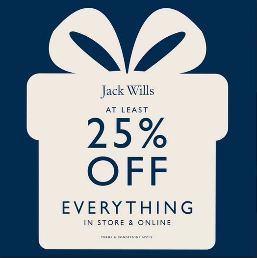 endource (@endource) on Twitter photo Psssst, <a href="/JackWills/">Jack Wills</a> has 25% off EVERYTHING until midnight Saturday! Get in on the action and shop 'till you drop... Psssst, <a href="/JackWills/">Jack Wills</a> has 25% off EVERYTHING until midnight Saturday! Get in on the action and shop 'till you drop...