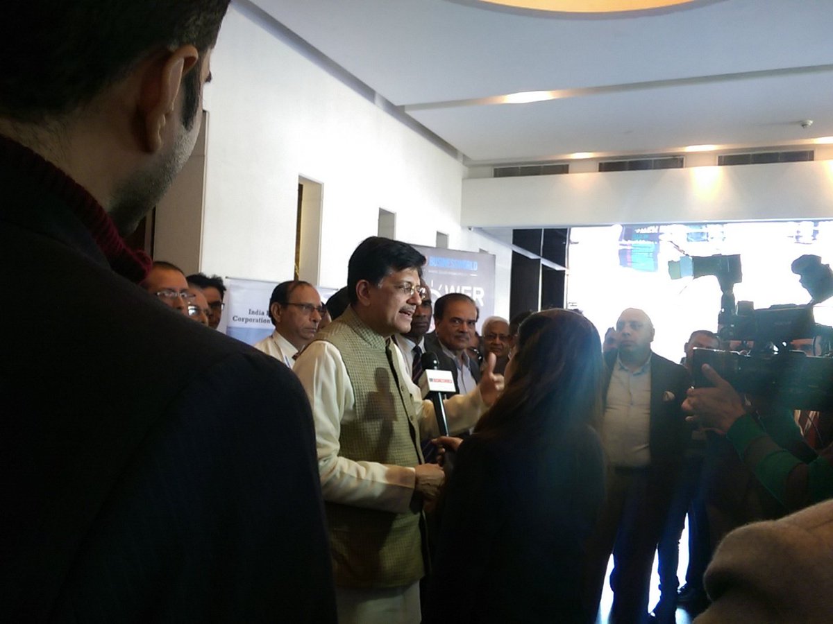 BWPowerForAll's tweet photo. Honourable Minister@PiyushGoyal addressing the media.#powerforall https://t.co/pcToBI9XCX