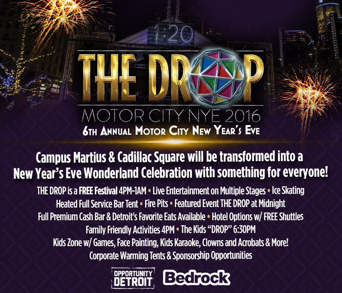 edmdet's tweet image. NYE in #Detroit: you have options! @MotorCityNYE @TSCdetroit @987ampradio