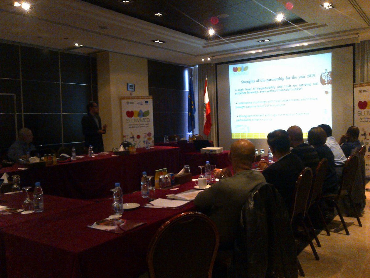 SlowMedProject's tweet image. SlowMed project, final meeting is starting now in #Beirut @ENPICBCMed #ENPIproject