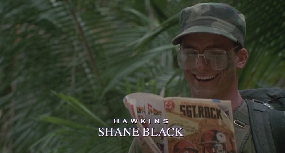 Happy 56th birthday to Shane Black! Hawkins in Predator, director & co-writer of Predator 4.  