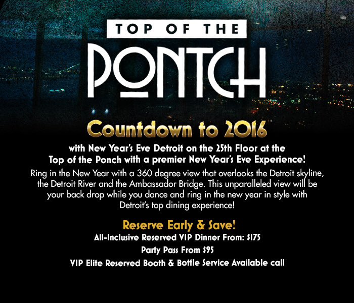 edmdet's tweet image. NYE in #Detroit: you have options! @Topofthepontch @TSCdetroit #partyhigh #internationalskyline #canada