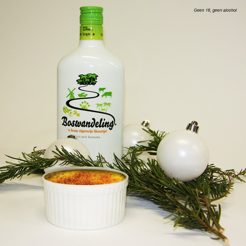 Een heerlijk dessert voor de feestdagen! Boswandeling crème brûlée!