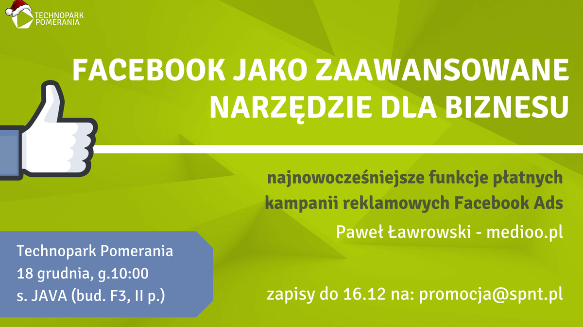 TechnoparkSZN's tweet photo. W piątek 18.12 o godz.10.00 szkolenie dla jeszcze jednej grupy i mamy kilka wolnych miejsc! Rejestracja tylko dziś. https://t.co/NpudykT3mO