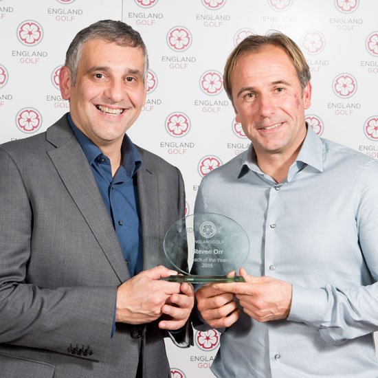 ThePGA's tweet photo. Congrats to PGA pro Steven Orr. England Golf coach of the Year for 2015.https://t.co/jyJKUhLc6b https://t.co/74NLwfTbXP