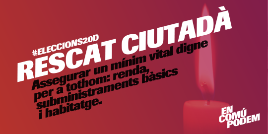 A l'Ajuntament hi ha un canvi de prioritats: 100M € de superàvit per garantir els drets socials #RescatCiutadà
