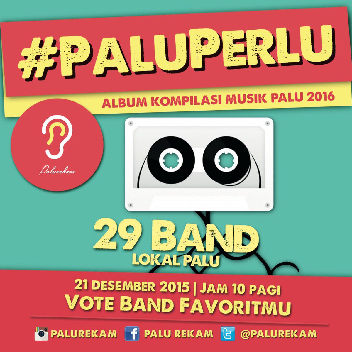 IndiePalu's tweet photo. Pentingnya pengarsipan karya musik mndasari komunitas audio @PaluRekam menggagas kompilasi musik Palu, #PaluPerlu. https://t.co/qVfmCkJGup