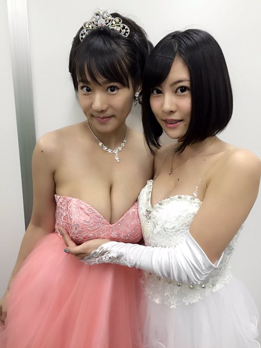 今から招待して頂いたパーティー🎉✨楽しみ〜っ💃🎵  渋谷果歩さんとご一緒してます👌おっぱいやば！身長ほぼ一緒くらい！かわゆす！ﾟ ✧˖ ٩( &lsquo;&omega;&rsquo; )و ✧ ˖ﾟ https://t.co/0oSl