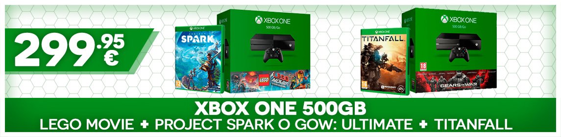 VideojuegosGAME's tweet photo. Estos Packs de Xbox One 500GB por ¡299,95€! Disponibles en tiendas físicas y en https://t.co/soDlajzjdX https://t.co/LooHO8Iz0g