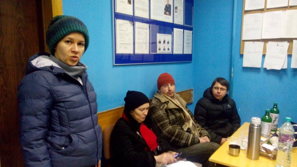 Защитники #паркДружбы уже 9 часов содержатся в ОВД, протоколов о задержании нет!