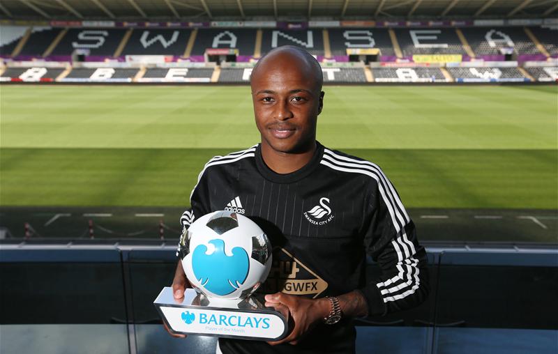 Happy 26th Birthday to André Ayew! He\s scored 6 goals so far this season, more than any other Swansea player. 