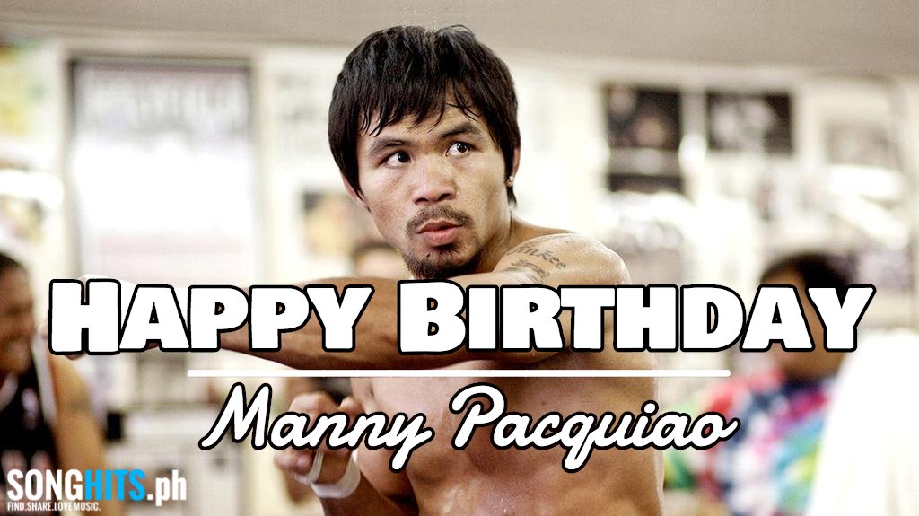 Happy Birthday Manny Pacquiao!  
