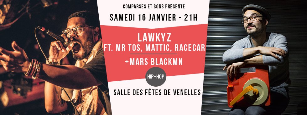comparsesetsons's tweet photo. On se fait plaisir en 2016 ! 16 Janv #Lawkyz guests #Mattic #Racecar #Mrtos +#MarsBlackmn ! https://t.co/U1qnM3rjjM https://t.co/2ku7e7RkbR