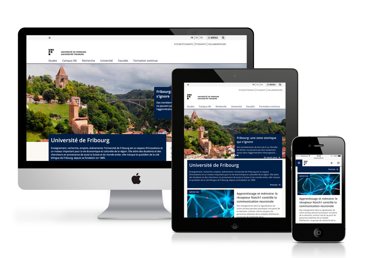 Uni Fribourg (@unifr) on Twitter photo Website der <a href="/unifr/">Uni Fribourg</a> in neuem Look - le site web de l’Université fait peau neuve: unifr.ch Website der <a href="/unifr/">Uni Fribourg</a> in neuem Look - le site web de l’Université fait peau neuve: unifr.ch