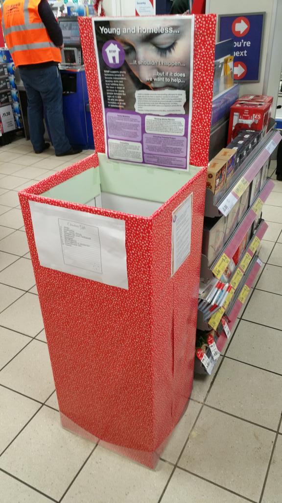 Our collection box is out for <a href="/BYHPBanbury/">BYHP</a> please come and donate new and used items..gloves/scarfs/hats and more