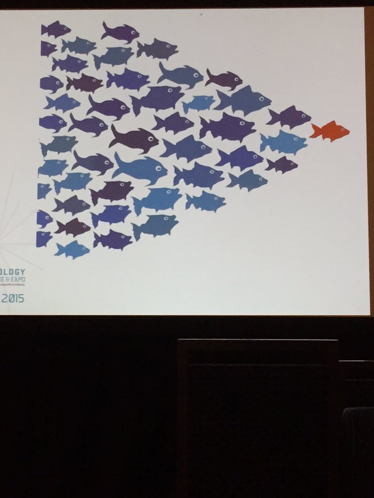 CIOAndy's tweet image. "Making decisions with confidence is a leadership characteristic" Debbie King #Tech15