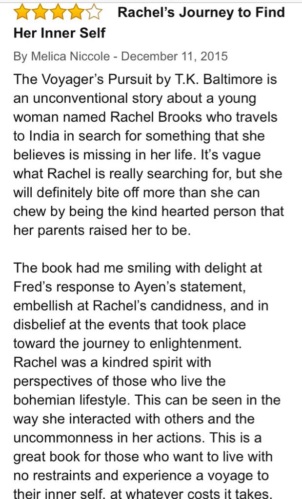 voyagerspursuit's tweet photo. Thank you @MelicaNiccole for the great review on @amazon https://t.co/H17Y0Jytlb this book will make a perfect gift. https://t.co/Rhd11BGpk1