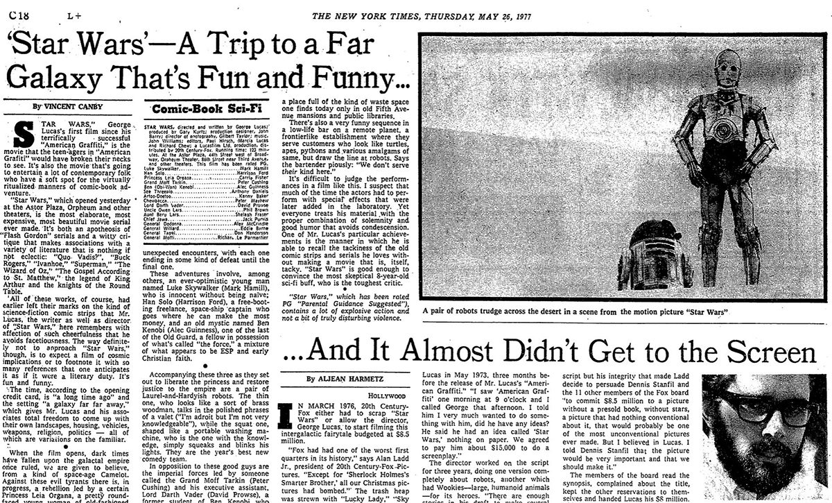 Star Wars Review (1977)