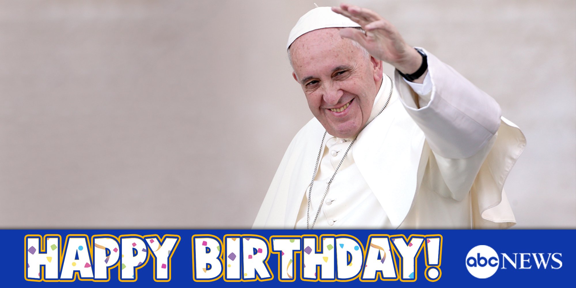 Happy 79th birthday to Pope Francis! 