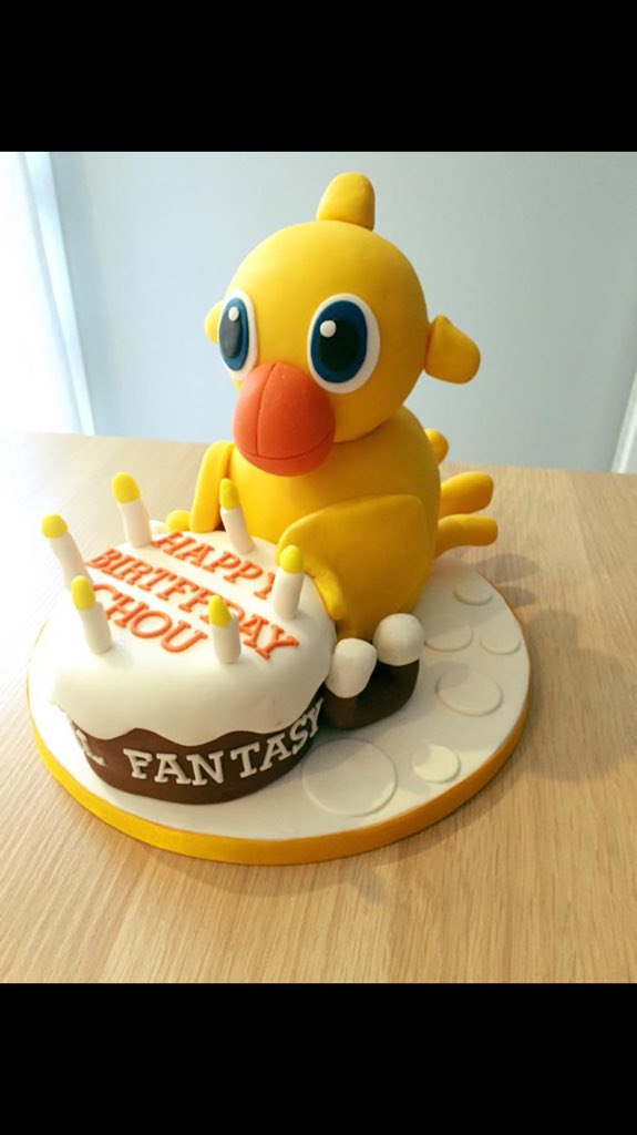Sandy05 Gateau D Anniversaire Chocobo Finalfantasy Ffring Cree A L Atelier Des Sucreries T Co Wqba371oeq