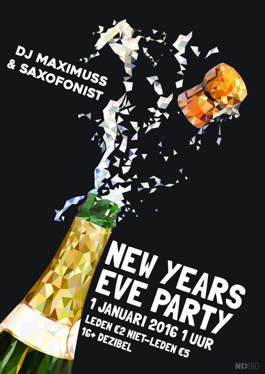 Het nieuwe jaar begin je natuurlijk met een goed feest bij de #crespon #dezibel