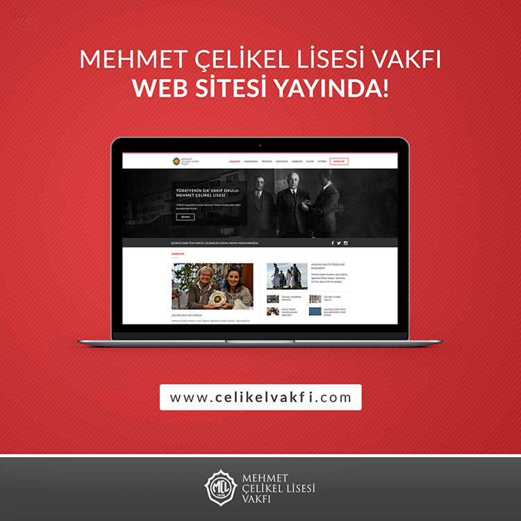 Mehmet Çelikel Lisesi Vakfı Web Sitesi Yayında! celikelvakfi.com