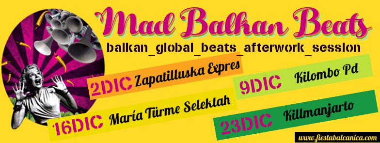 fiestabalcanica's tweet photo. hoy @fiesatbalcanica Balkan Beats en Madrid @LaNocheEnMadrid entrada libre de 21 a 24, chupitos y tapitas https://t.co/JOZbnBpxjb