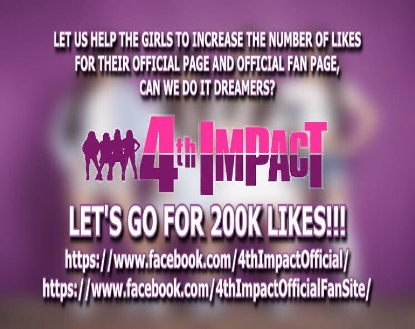 ferdzramos1891's tweet photo. Havent yet LIKE the OFFICIAL FANPAGE of @4thImpactMusic ?
Click below the link #4thImpact

https://t.co/yH9mT8sfUk https://t.co/Ufe08NSRXn