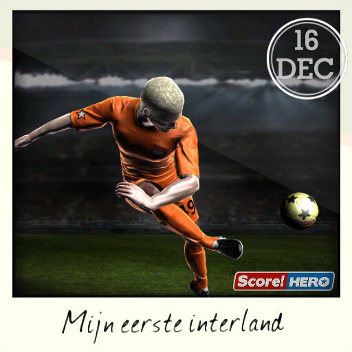 Mijn eerste interland #scorehero itunes.apple.com/gb/app/Score!-…
