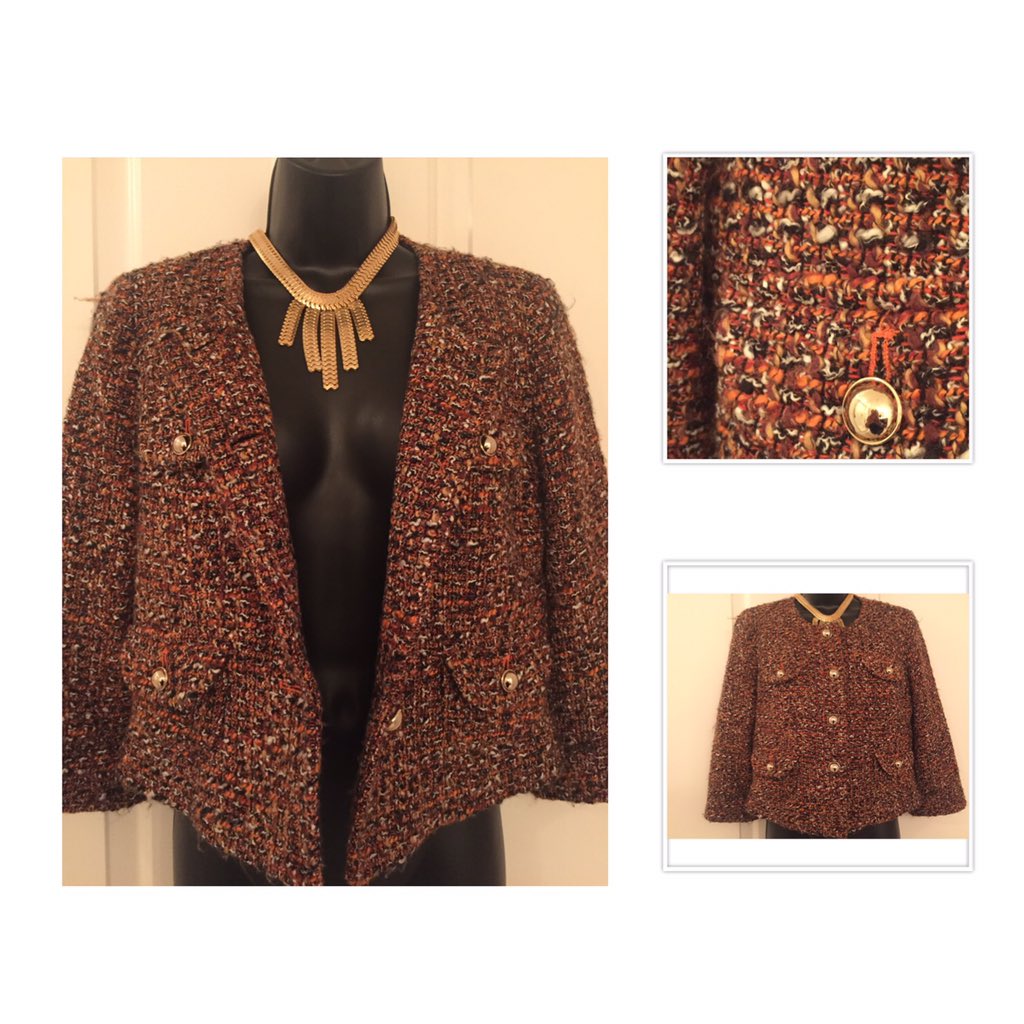 stylezofchoice's tweet photo. #vintage Blazer tag size 8 price $14 I doc for more detail https://t.co/107tjQBzD5