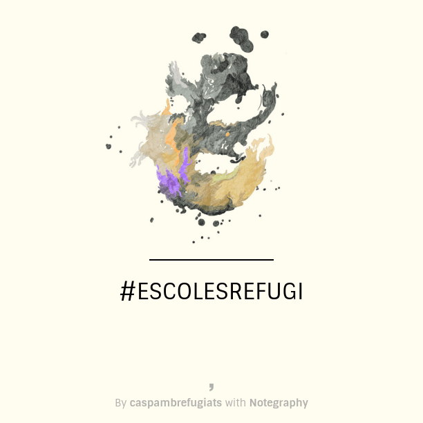 CaspRefugiats's tweet photo. Avui, des de la comunitat educativa diem que volem ser #EscolesRefugi https://t.co/G3ZYcX6DtB