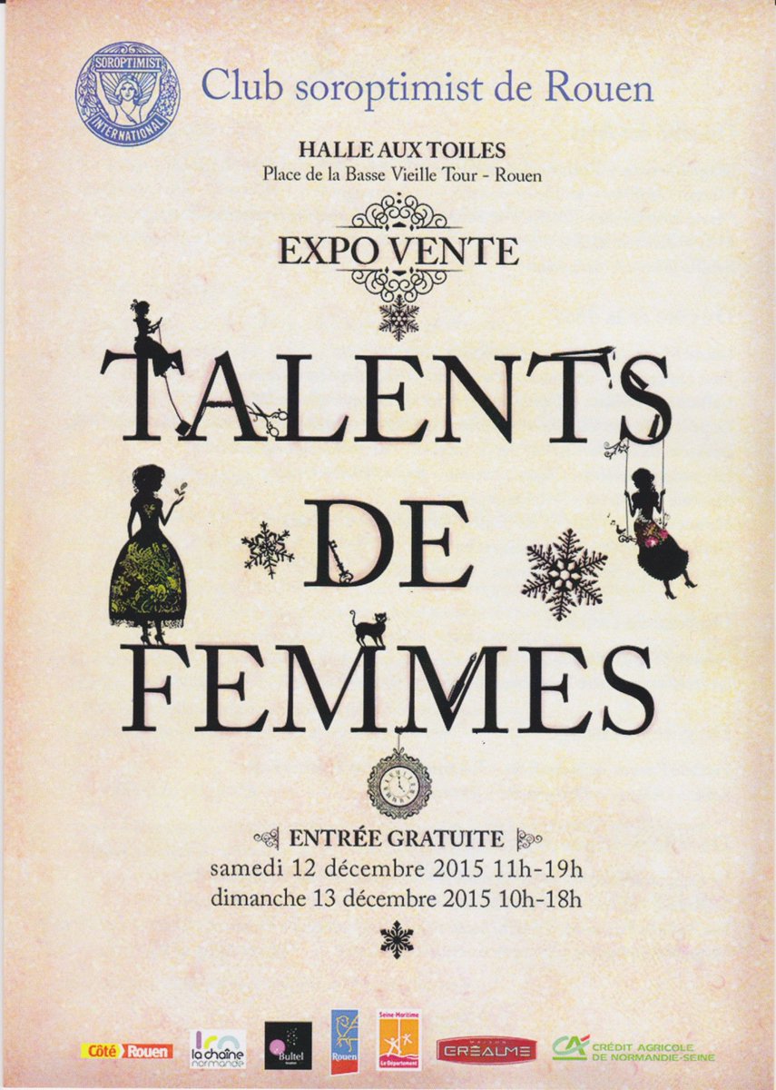 lesfilsrouges's tweet photo. #LesFilsRouges au salon #TalentsdeFemmes2015 à la Halle aux Toiles à #Rouen les 12 & 13 décembre. MERCI à tous ! https://t.co/OkxUGF1kkS