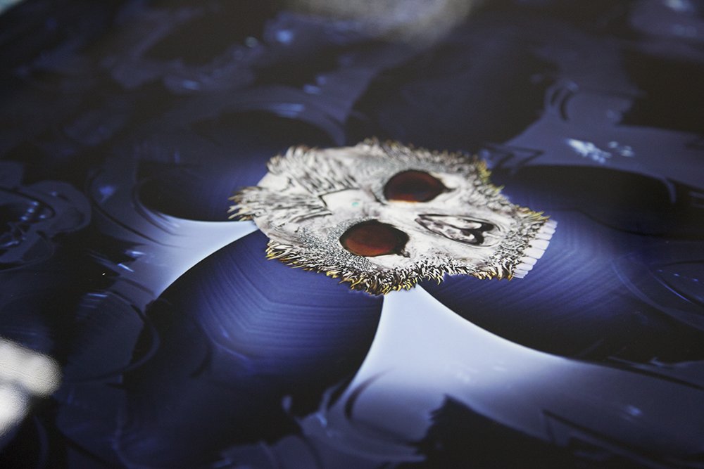 genesisimaging's tweet image. Hot off the press! (literally)... Vivid #ChromaLuxe prints for binghitchcock.com #proprinting