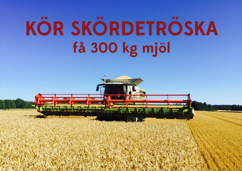 VIll du köra en av Sveriges modernaste skördetröskor? Buda här: bit.ly/1RRhCtv  #svmatförklimat #mh15