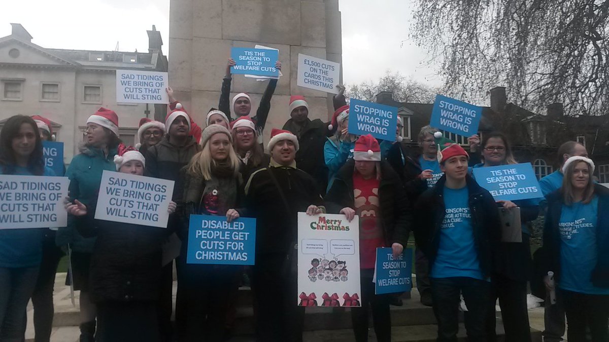 mencap_charity's tweet photo. We're sending a Christmas Card to @DWP asking them to stop Benefit cuts #CarolsAgainstCuts #HearMyVoice https://t.co/LtCH7WAk1n