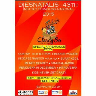 KNGCofficial's tweet photo. Don't forget Friday 18 Desember 2015 at Kampus Itenas Bandung, free entry and having fun guys;) see you https://t.co/C45yZz0b9g
