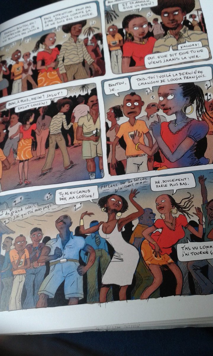 solenn_ls's tweet photo. Le livre Aya de Yopougon est un bon livre pleins de couleurs, je le conseil #stfbds12 https://t.co/QYQVfNDhj2