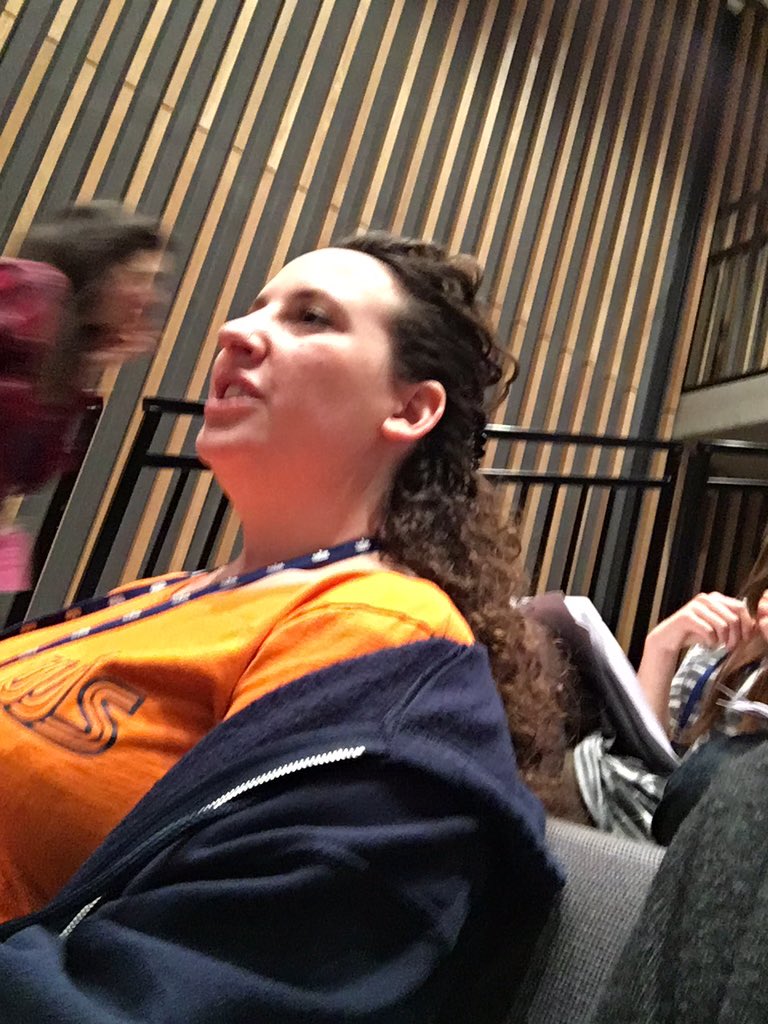 YorkJSoc's tweet photo. #ujsvotes #conf15 @UJS_UK Orange Shirt heh? @seitler94 https://t.co/u6UUsuPu1B