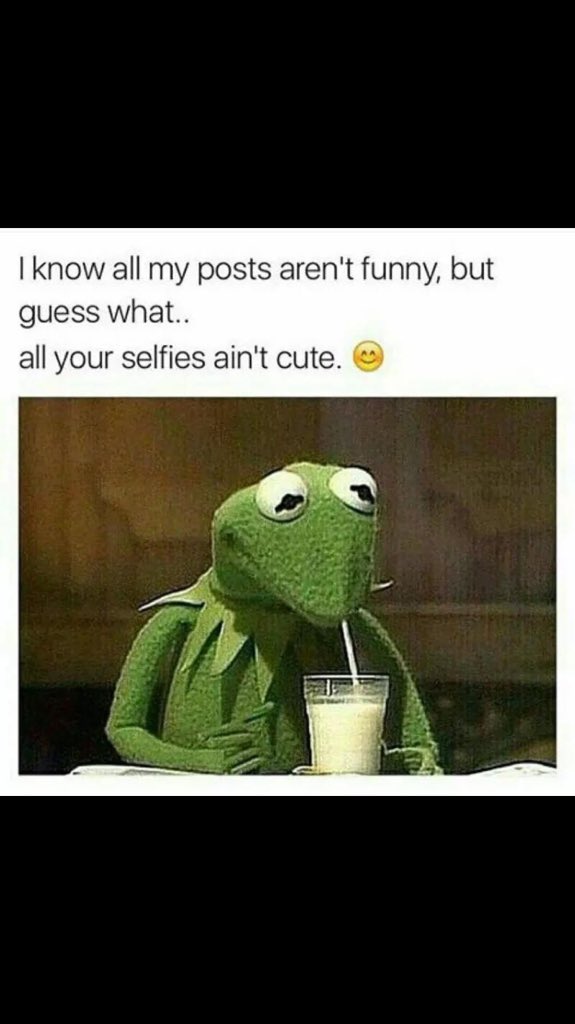 EdwardsKaley's tweet photo. Ain't this the truth #selfie #iseeyou #frog https://t.co/KQZR2JHQ6M