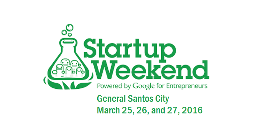 SWGenSan's tweet photo. Save the date Henerals! The First #StartupWeekend GenSan is on March 25-27, 2016! Venue to be announced. #SWGenSan https://t.co/uhmkWjlkWL