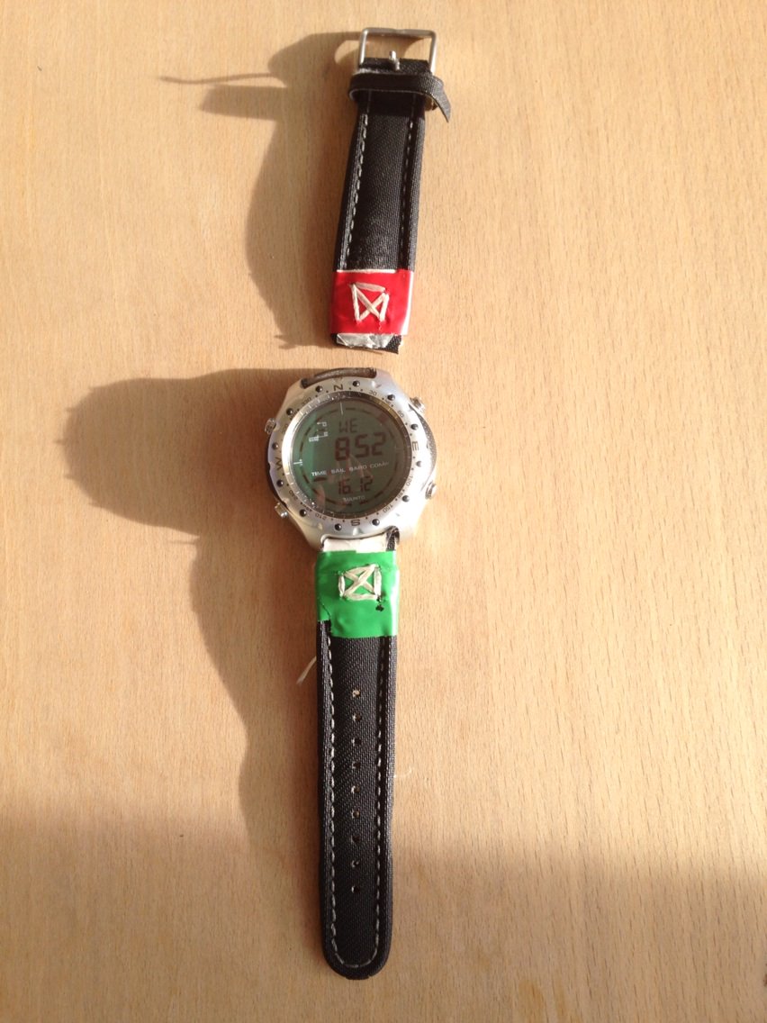KeithGardner5's tweet photo. This is what happened to my #Sunto Yachtsman on an Atlantic crossing. The strap completely fell apart! https://t.co/w42oBZle4s